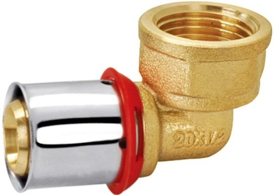 Encaixe de cotovelo fêmea PF3005 da compressão de bronze 16x1/2” 16x3/4” 20x/12