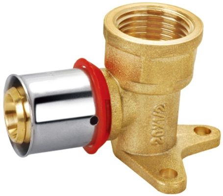 Conexões de compressão de latão de 1/2 polegada 16x1/2