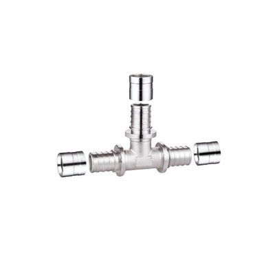 Conector feminino recto PF4008 Pex Pressão axial deslizante Fitting Tamanho 16X16x16 20x20x20 25x25x25