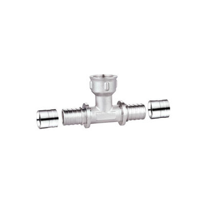 Conector fêmea reto de bronze forjado 16mm 20mm 25mm para a tubulação de PEX