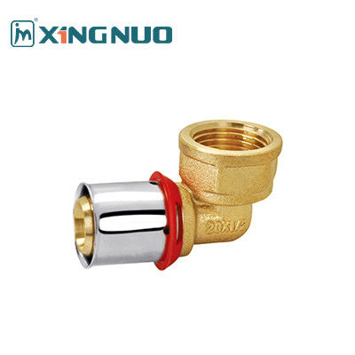 Acessórios de compressão de cobre e níquel para meios de gás Acessórios Al Pex Cor Vermelha 1/2
