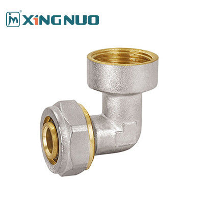 NSF 61 Certificado Brass Fittings Female Elbow PEX Fitting 16-32MM Female Thread Elbow PEX Compression Fitting
