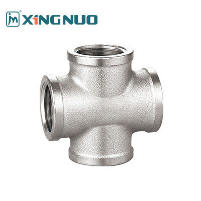 Blasting de areia de qualidade industrial Finish Nickel Plated Brass Compression Fittings Fittings de tubos de ferro fundido