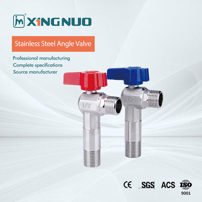 Válvula Angular de Latão para Cozinha Pressão Máxima de Entrada 10 Bar 145 Psi Adequada para Distribuição de Água Tempo de Amostra 3 Dias Tipo Atual